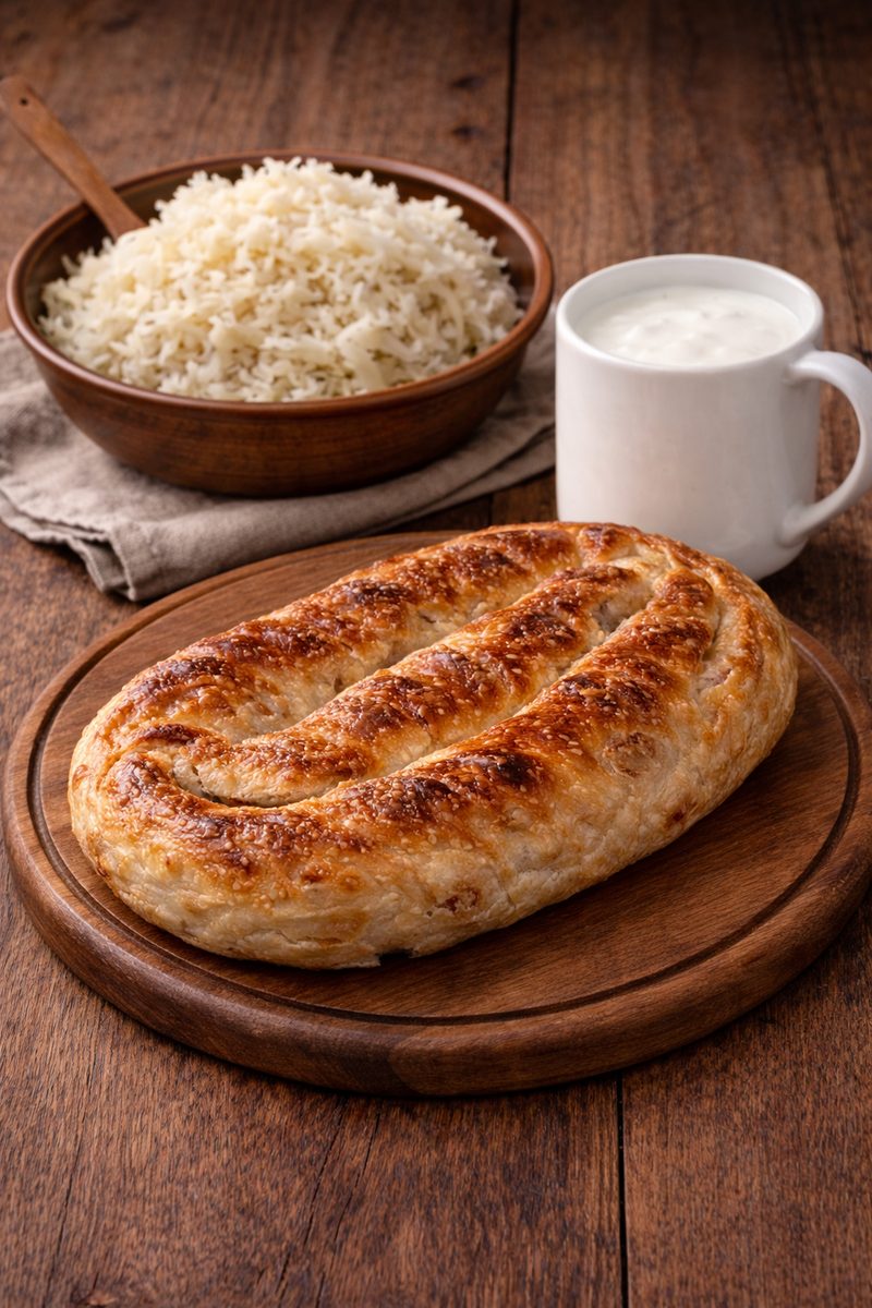 kisjeli kupus, burek 330g, jogurt 250